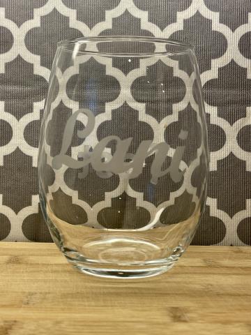 Stenciling and Etching on Glass Craft