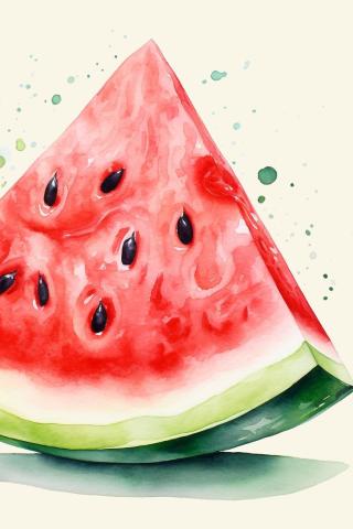 watermelon painting with Kristin Duer