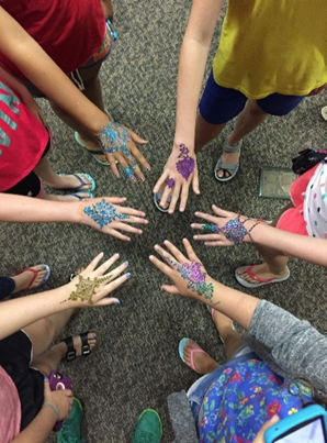 Henna tattoos