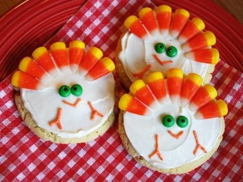 fanny cakes turkey cookies