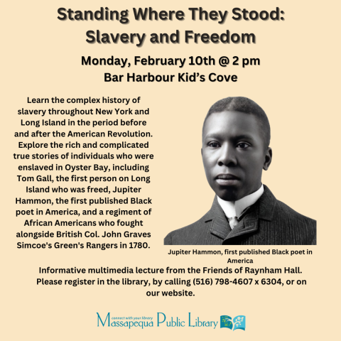 Standing Where They Stood: Slavery and Freedom