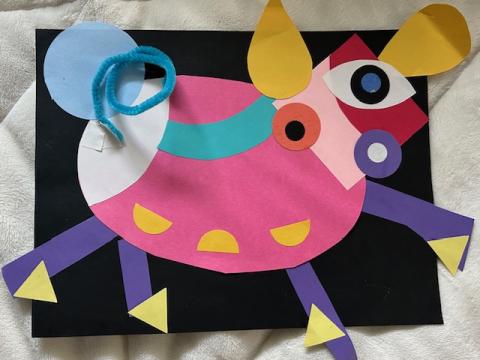 Pig painting