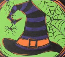 Witch's Hat Painting