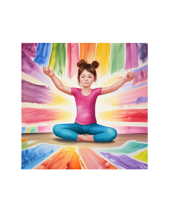 kids yoga and painting